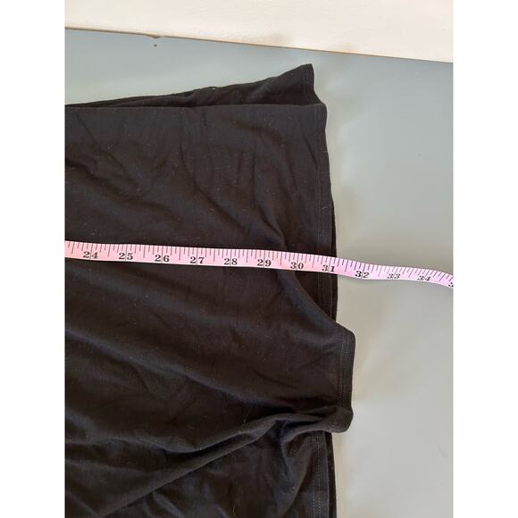 Eileen Fisher black womens t shirt dress size M - Picture 6 of 7
